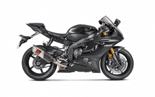 Akrapovic Slip-on Line Titanium Einddemper met E-keur Yamaha YZF R6 2017 2020